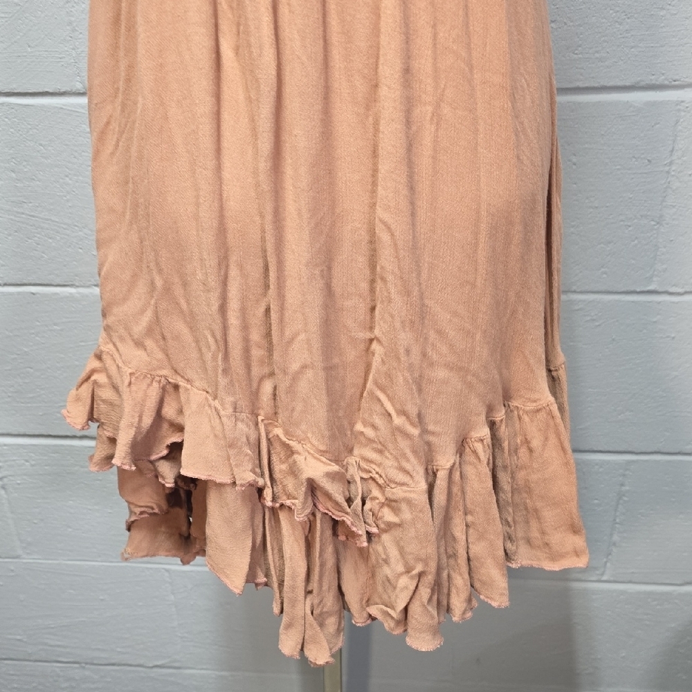 Elegant Pink Free People Lace Dress - Picture 9 of 10